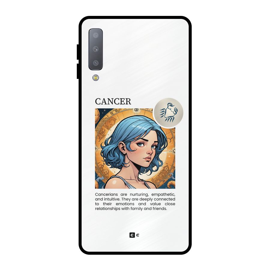 Connected Cancer Metal Back Case for Galaxy A7 (2018)