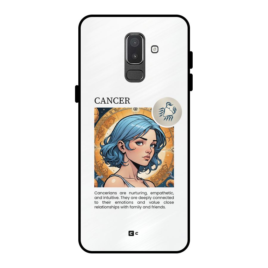 Connected Cancer Metal Back Case for Galaxy On8 (2018)