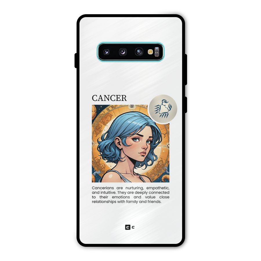 Connected Cancer Metal Back Case for Galaxy S10 Plus