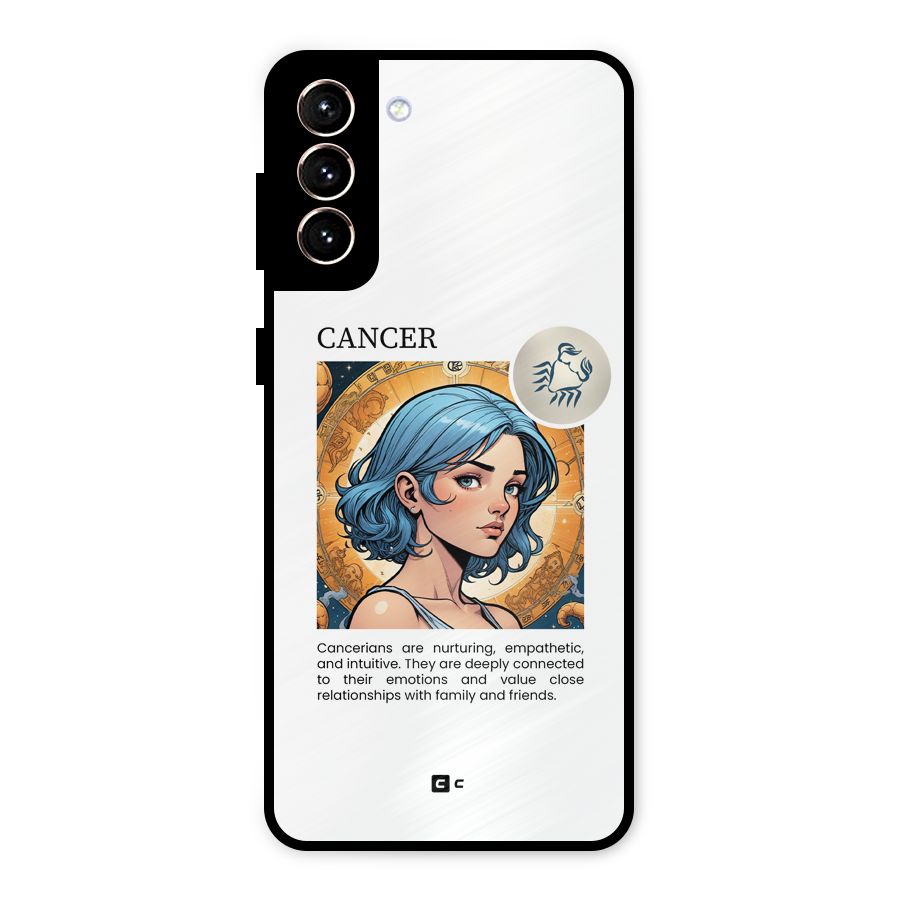 Connected Cancer Metal Back Case for Galaxy S21 Plus