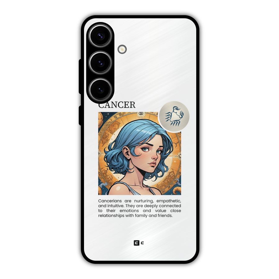 Connected Cancer Metal Back Case for Galaxy S24 Plus