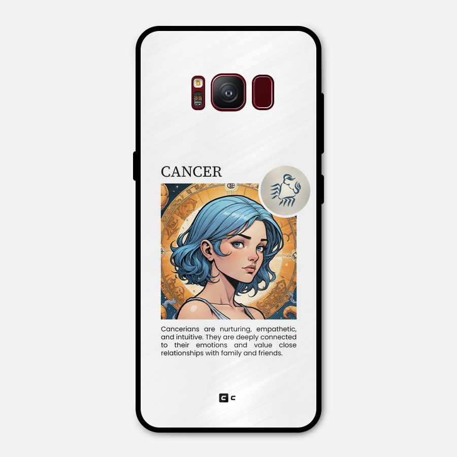 Connected Cancer Metal Back Case for Galaxy S8