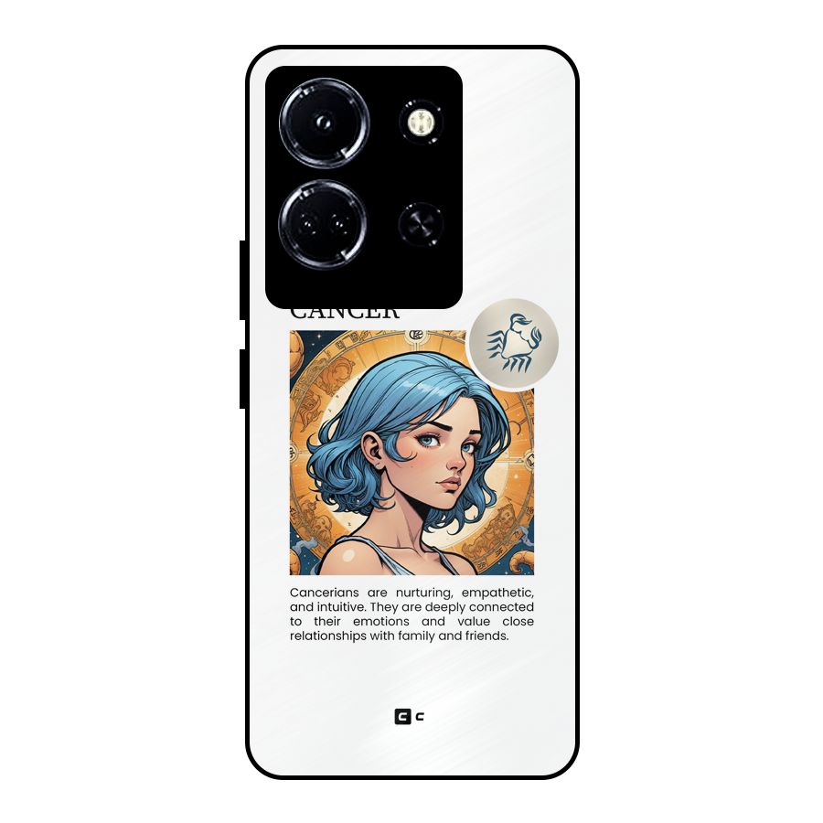 Connected Cancer Metal Back Case for Infinix Note 30 5G