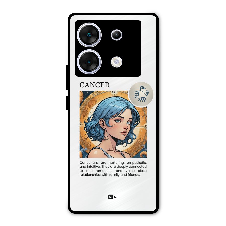 Connected Cancer Metal Back Case for Infinix Zero 30 5G