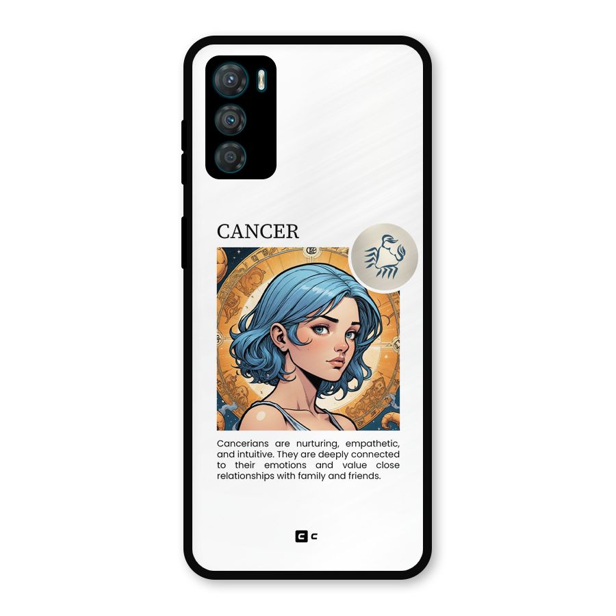 Connected Cancer Metal Back Case for Moto G42