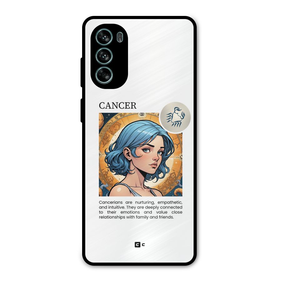 Connected Cancer Metal Back Case for Moto G62