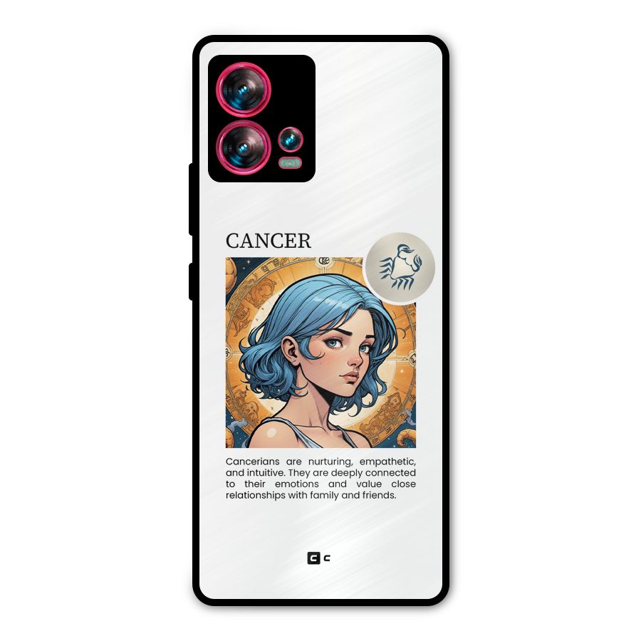 Connected Cancer Metal Back Case for Motorola Edge 30 Fusion