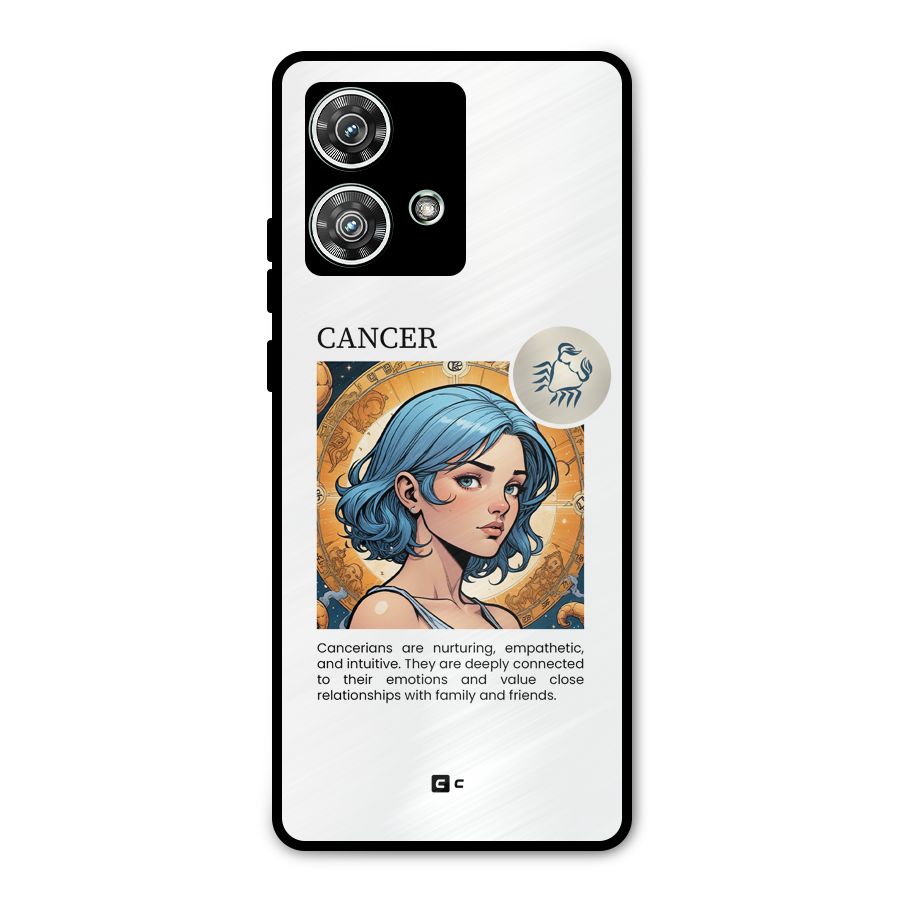 Connected Cancer Metal Back Case for Motorola Edge 40 Neo