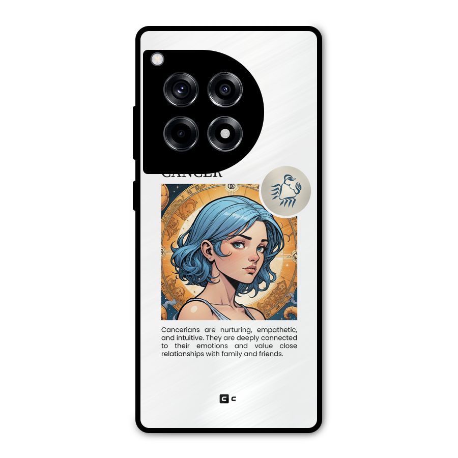 Connected Cancer Metal Back Case for OnePlus 12R