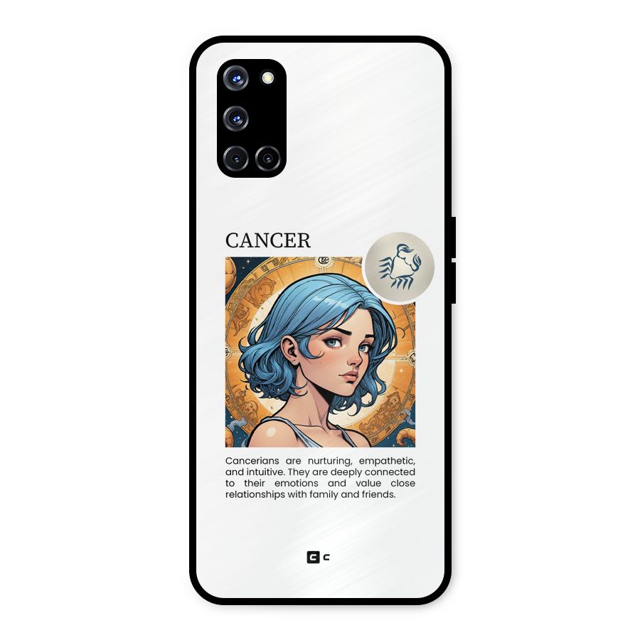 Connected Cancer Metal Back Case for Oppo A52