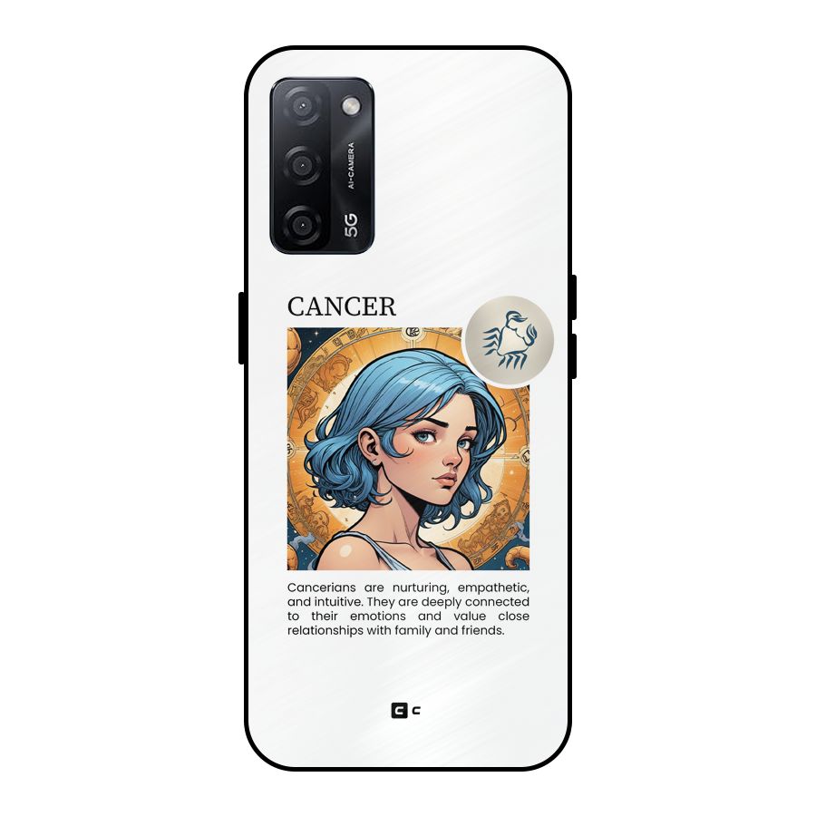 Connected Cancer Metal Back Case for Oppo A53s 5G