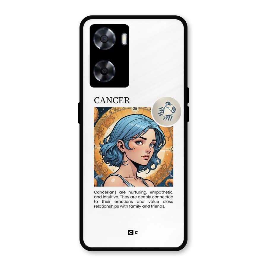 Connected Cancer Metal Back Case for Oppo A57 2022