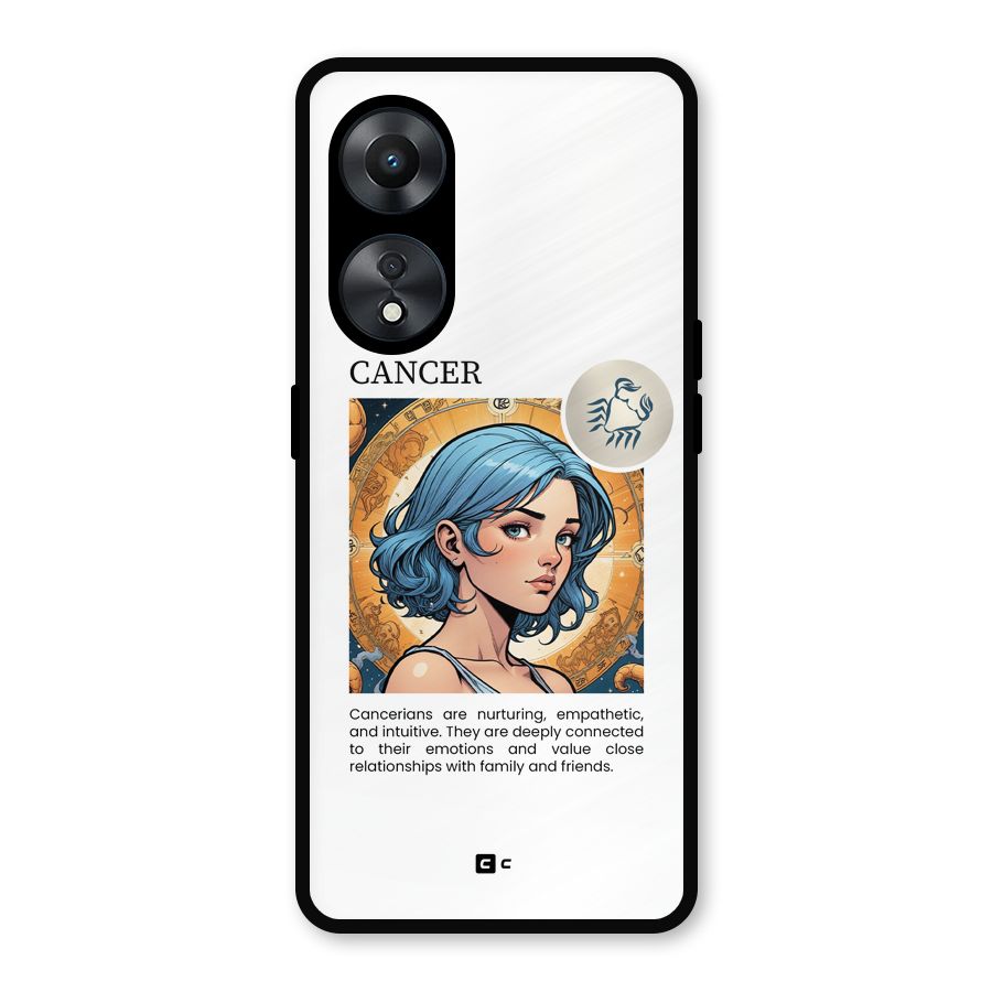 Connected Cancer Metal Back Case for Oppo A78