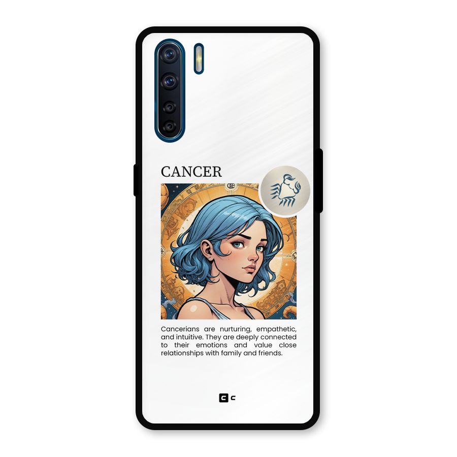 Connected Cancer Metal Back Case for Oppo F15