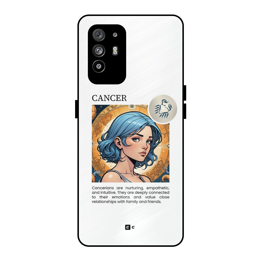 Connected Cancer Metal Back Case for Oppo F19 Pro Plus 5G