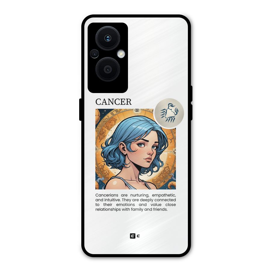 Connected Cancer Metal Back Case for Oppo F21 Pro 5G