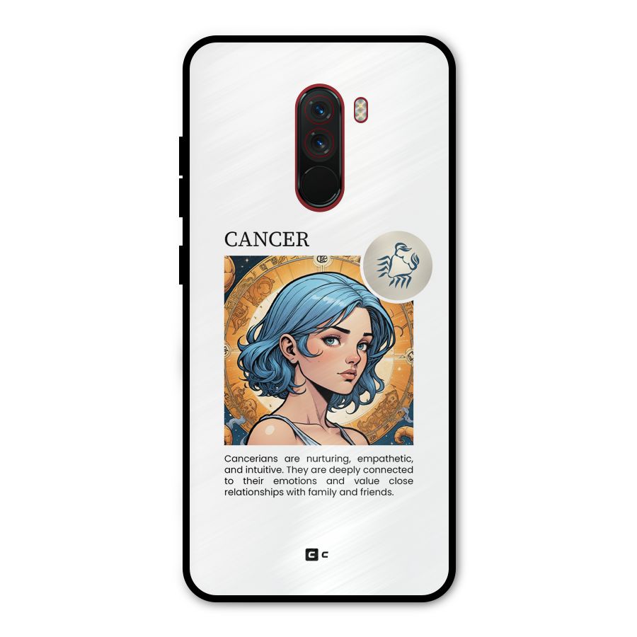 Connected Cancer Metal Back Case for Poco F1