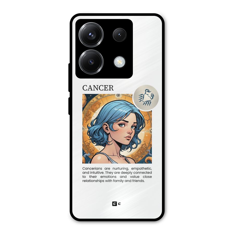 Connected Cancer Metal Back Case for Poco X6