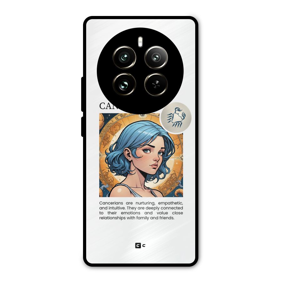 Connected Cancer Metal Back Case for Realme 12 Pro