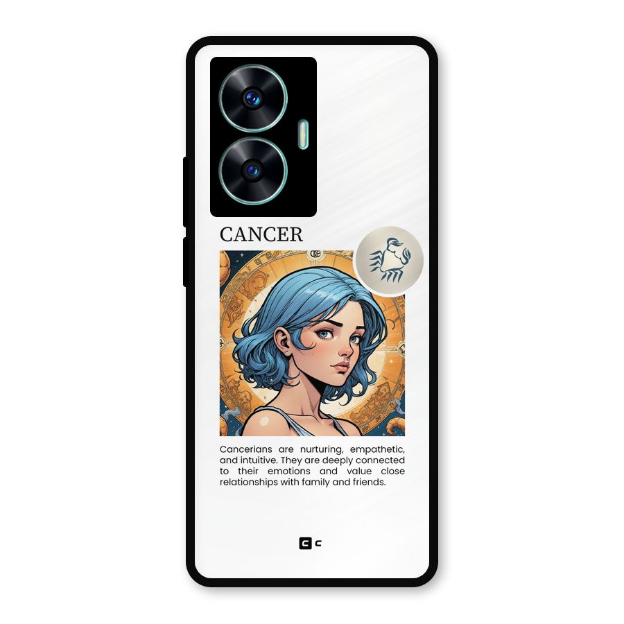Connected Cancer Metal Back Case for Realme Narzo N55