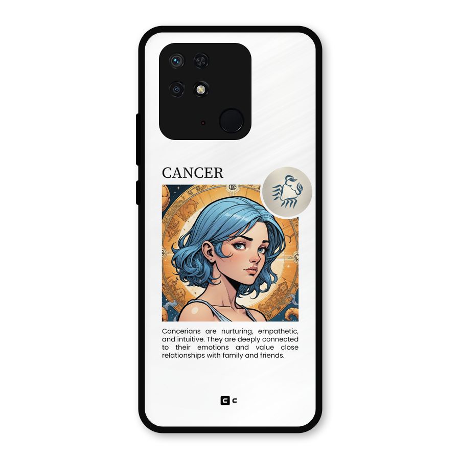 Connected Cancer Metal Back Case for Redmi 10 Power
