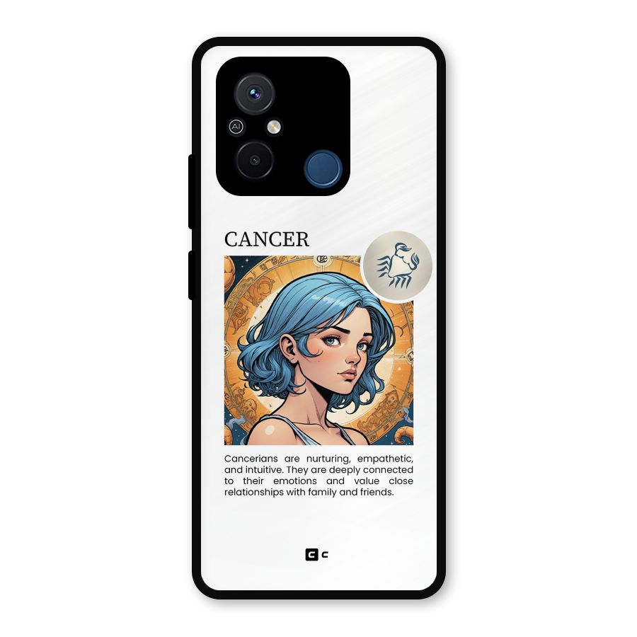 Connected Cancer Metal Back Case for Redmi 12C