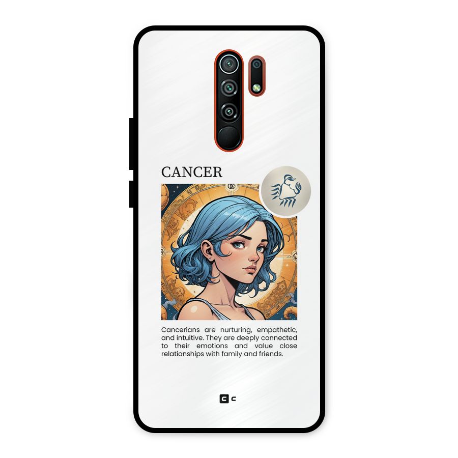 Connected Cancer Metal Back Case for Redmi 9 Prime