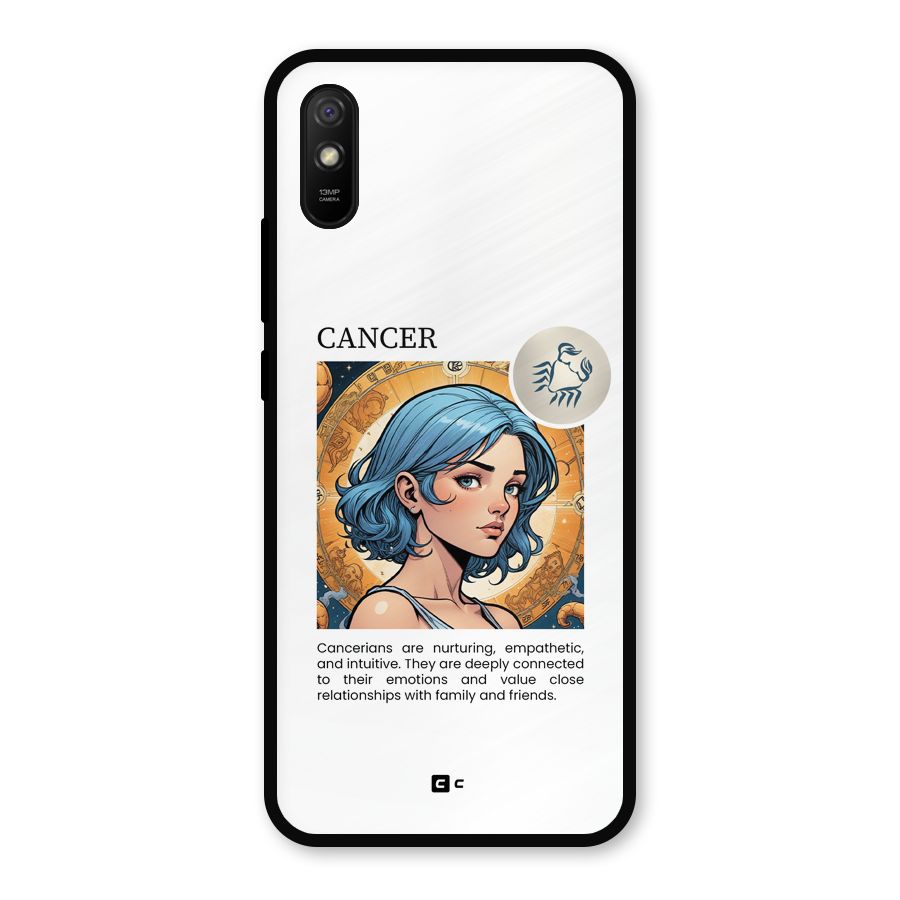 Connected Cancer Metal Back Case for Redmi 9i
