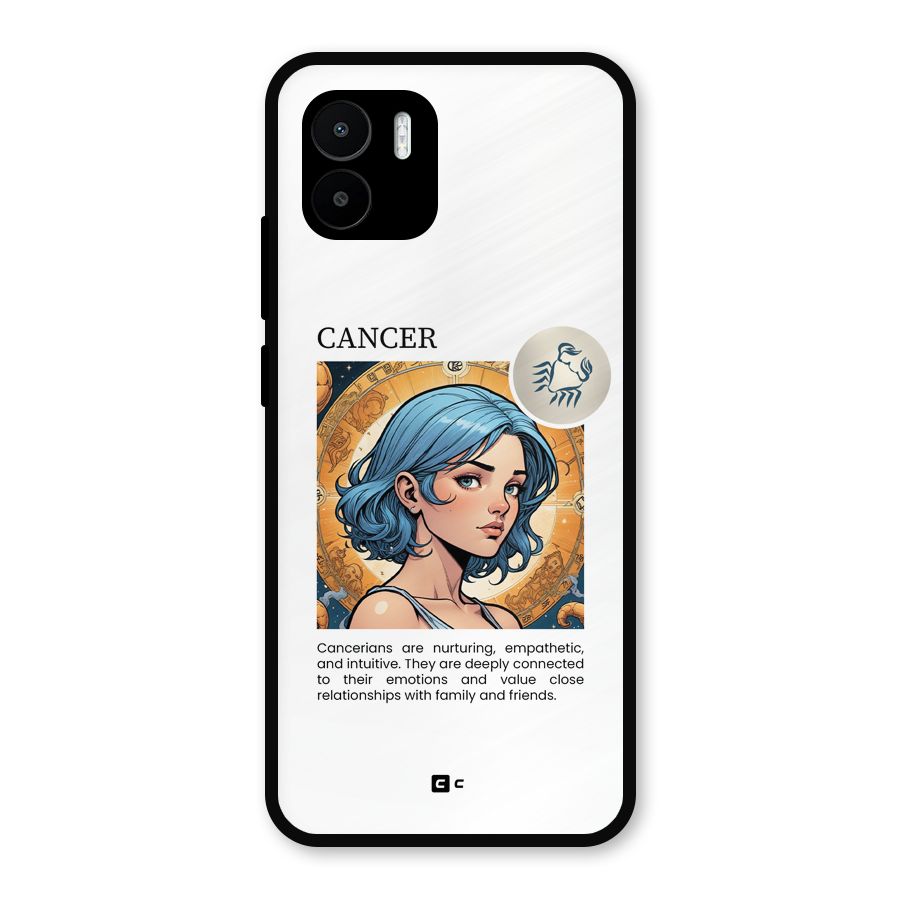 Connected Cancer Metal Back Case for Redmi A2