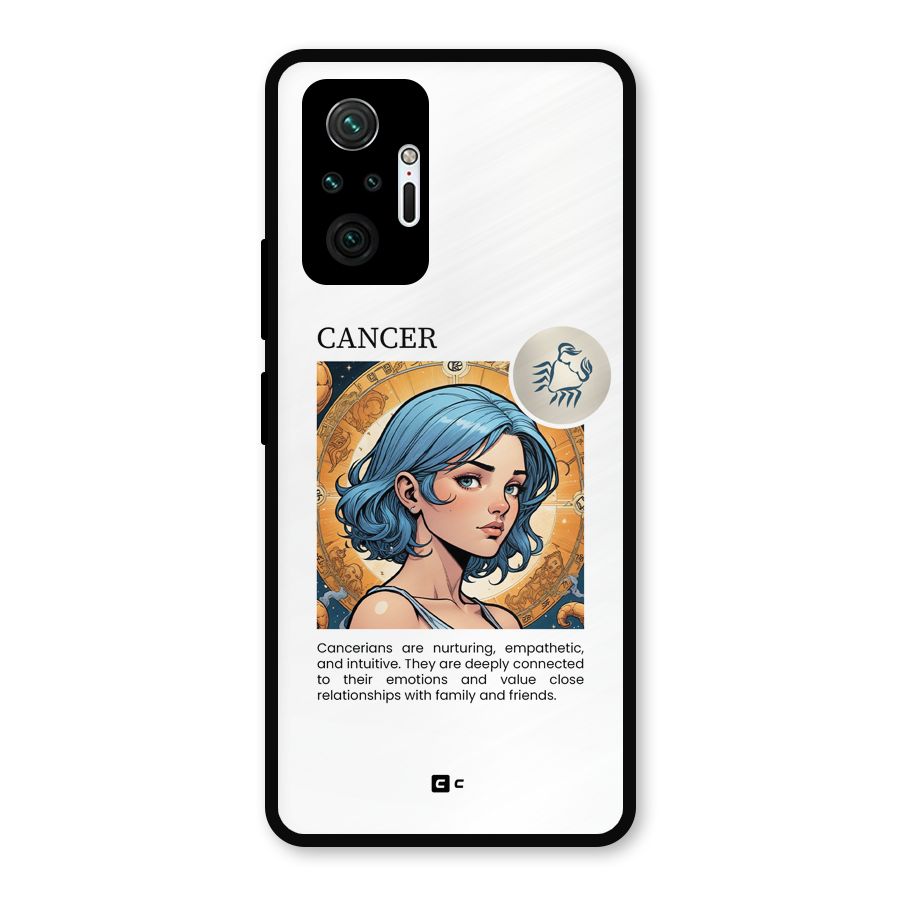 Connected Cancer Metal Back Case for Redmi Note 10 Pro