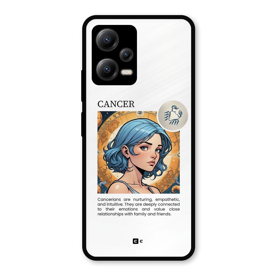 Connected Cancer Metal Back Case for Redmi Note 12 5G