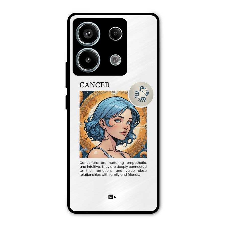 Connected Cancer Metal Back Case for Redmi Note 13 Pro 5G