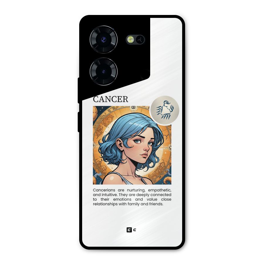 Connected Cancer Metal Back Case for Tecno Pova 5 Pro 5G