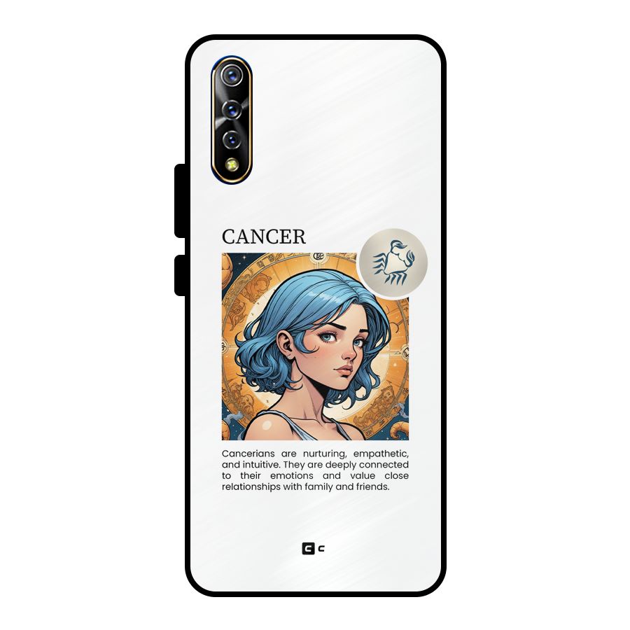 Connected Cancer Metal Back Case for Vivo S1