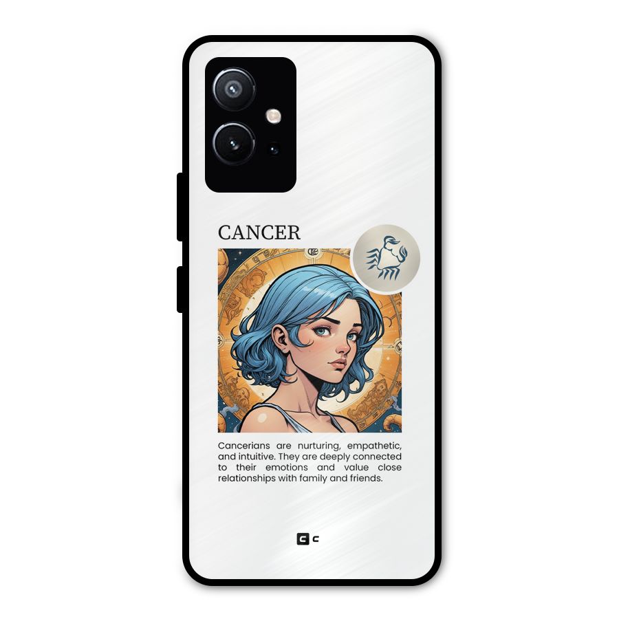 Connected Cancer Metal Back Case for Vivo T1 5G