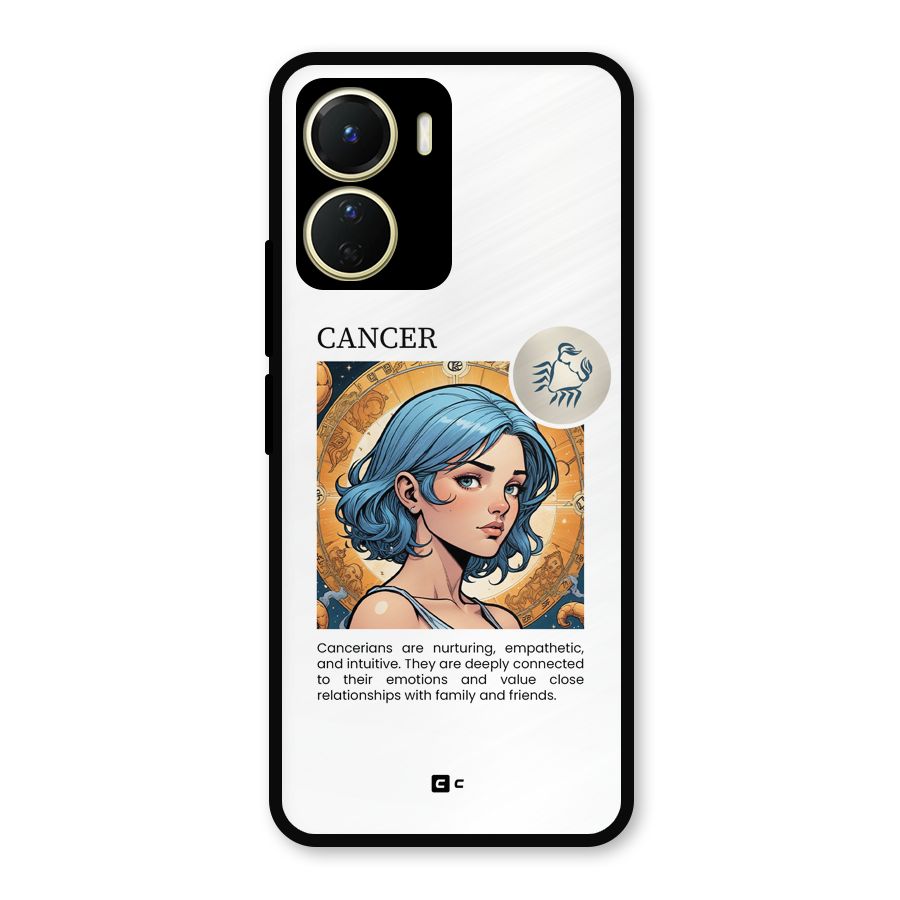 Connected Cancer Metal Back Case for Vivo T2x