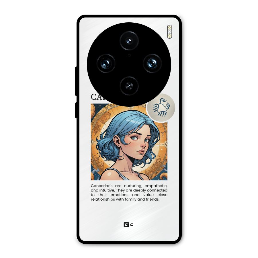 Connected Cancer Metal Back Case for Vivo X100 Pro