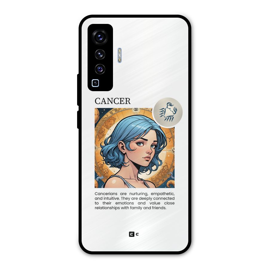 Connected Cancer Metal Back Case for Vivo X50