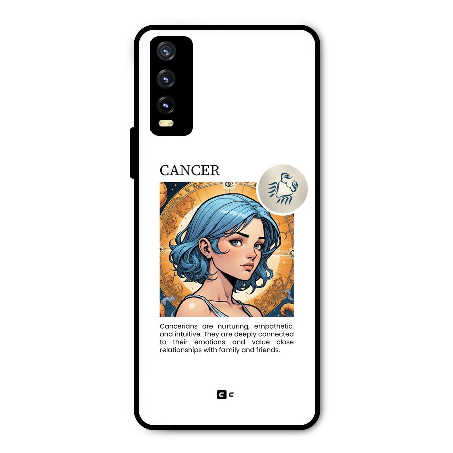 Connected Cancer Metal Back Case for Vivo Y20g