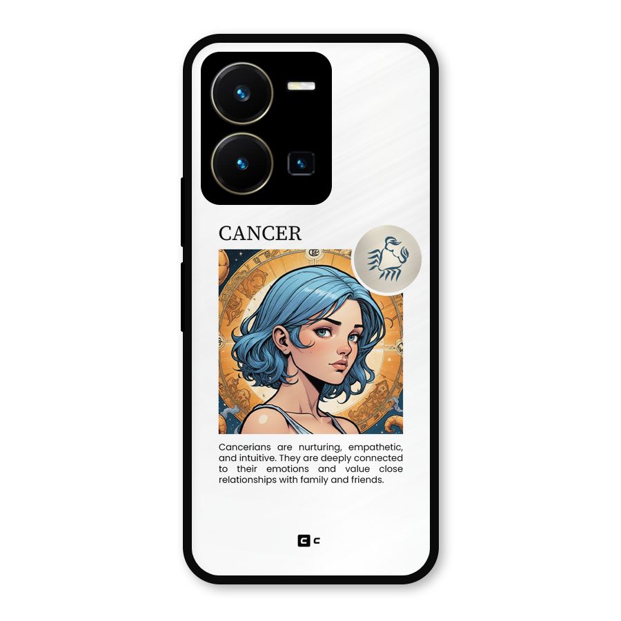 Connected Cancer Metal Back Case for Vivo Y35