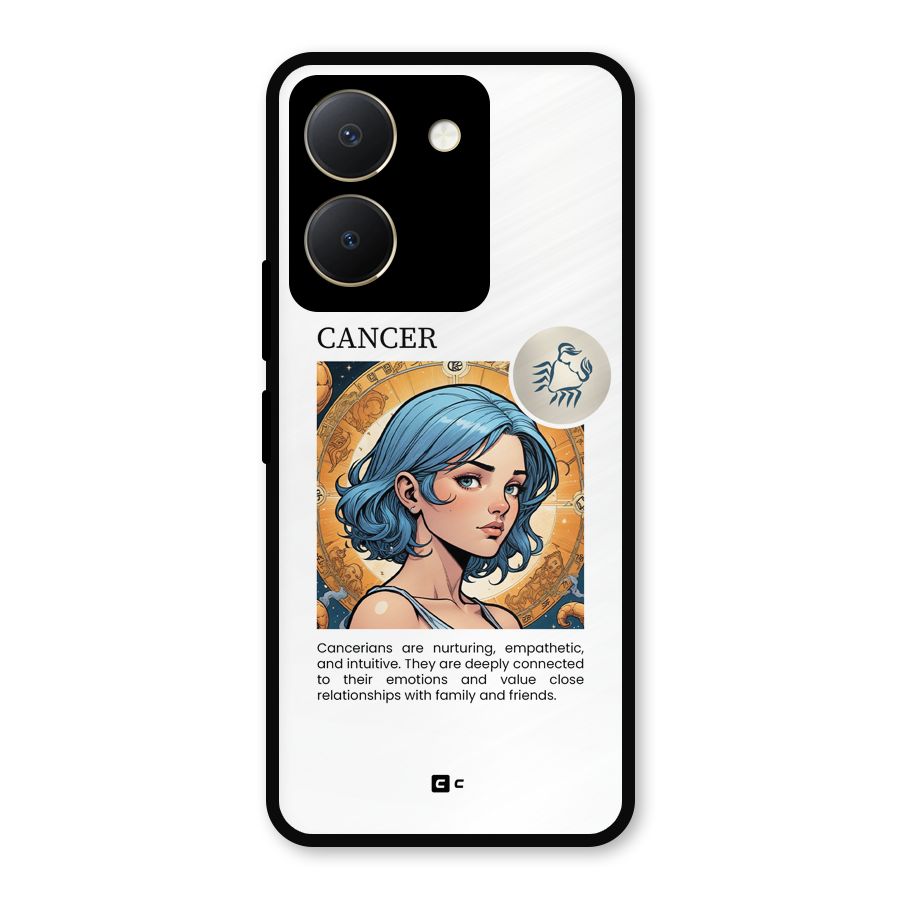 Connected Cancer Metal Back Case for Vivo Y36