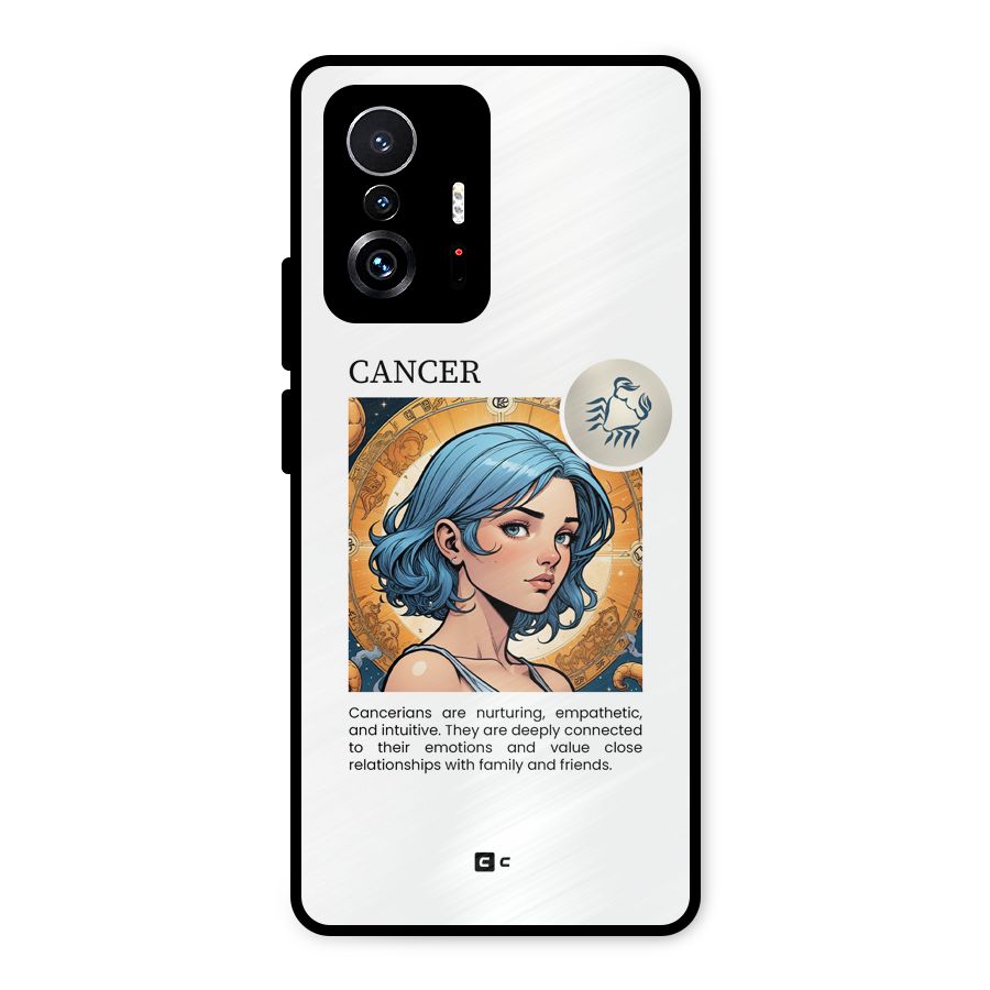 Connected Cancer Metal Back Case for Xiaomi 11T Pro