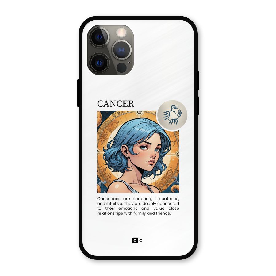 Connected Cancer Metal Back Case for iPhone 12 Pro