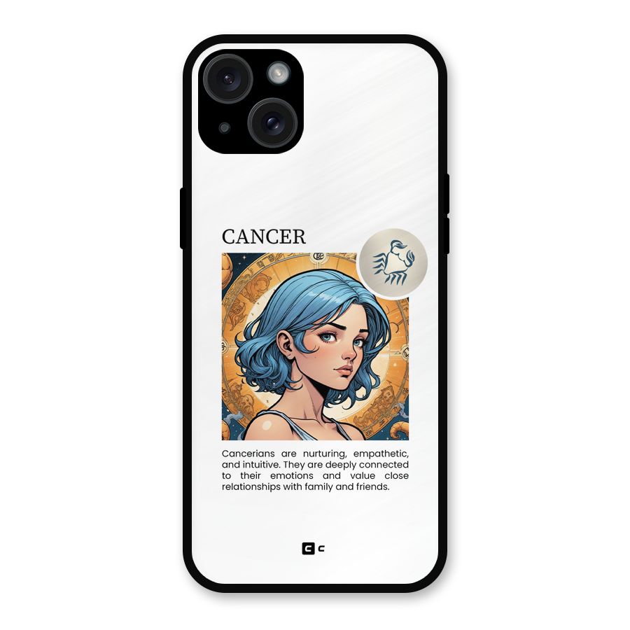 Connected Cancer Metal Back Case for iPhone 15 Plus
