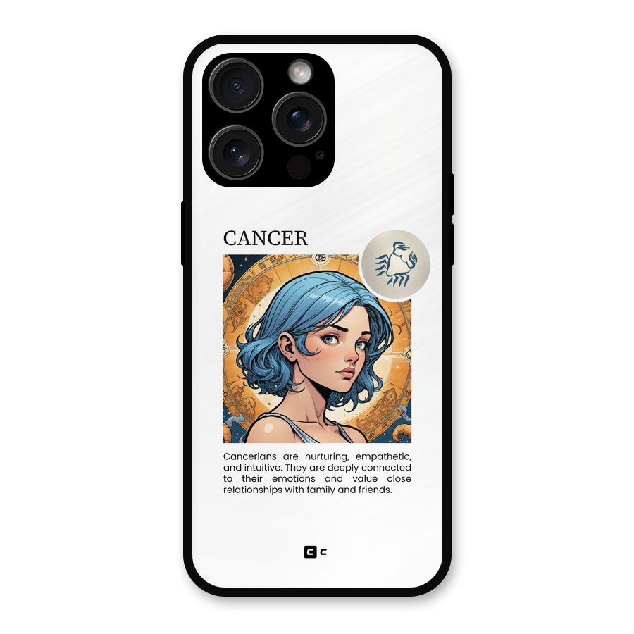 Connected Cancer Metal Back Case for iPhone 15 Pro Max