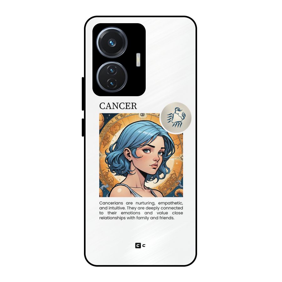 Connected Cancer Metal Back Case for iQOO Z6 44W