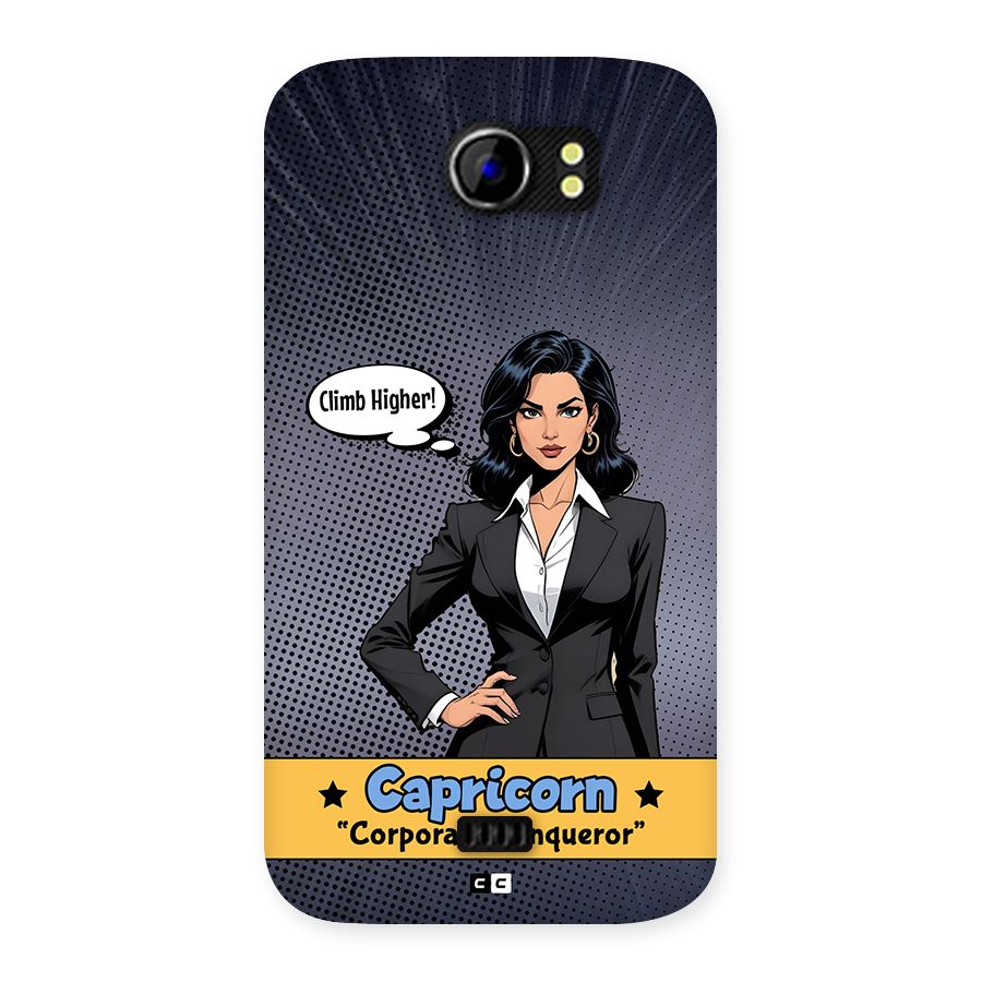 Conqueror Capricorn Back Case for Canvas 2 A110