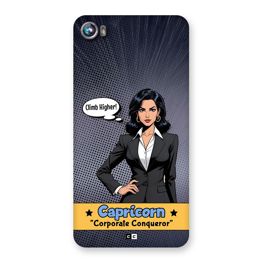 Conqueror Capricorn Back Case for Canvas Fire 4 (A107)