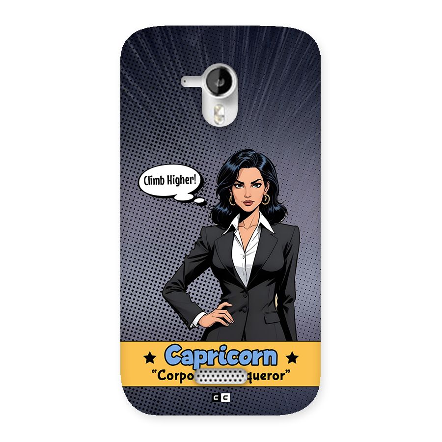 Conqueror Capricorn Back Case for Canvas HD A116