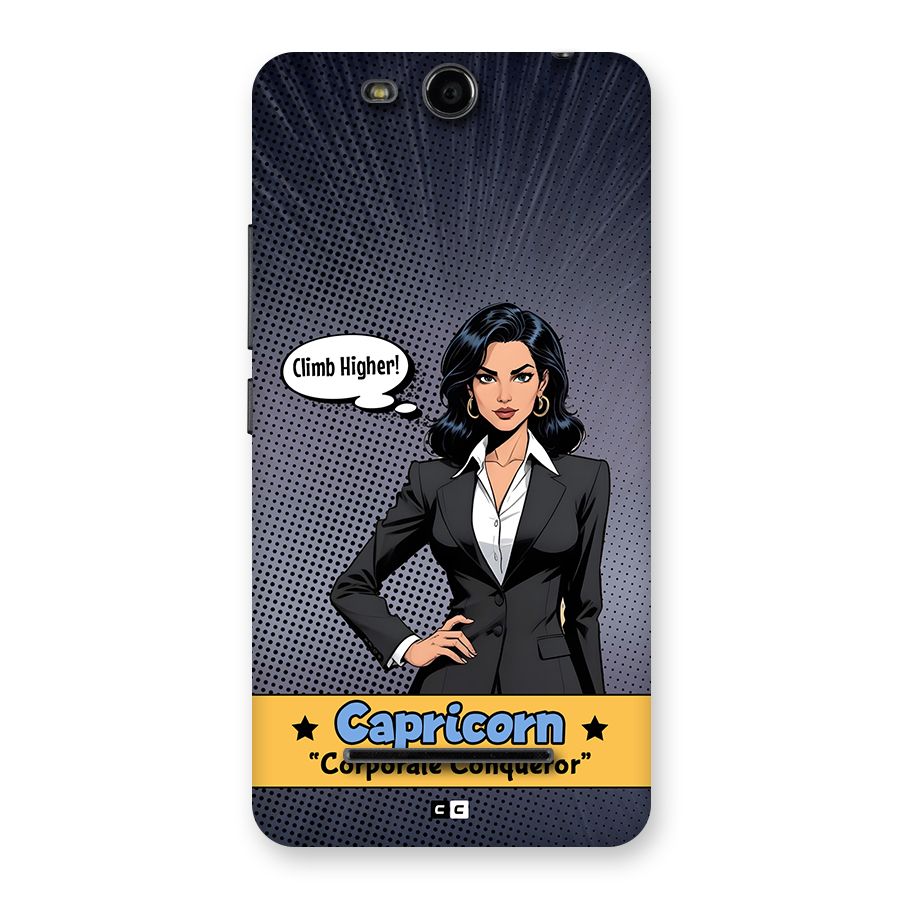 Conqueror Capricorn Back Case for Canvas Juice 3 Q392